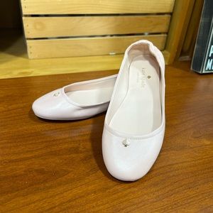 Kate Spade pale pink leather Keaton ballet flats Size 6B
